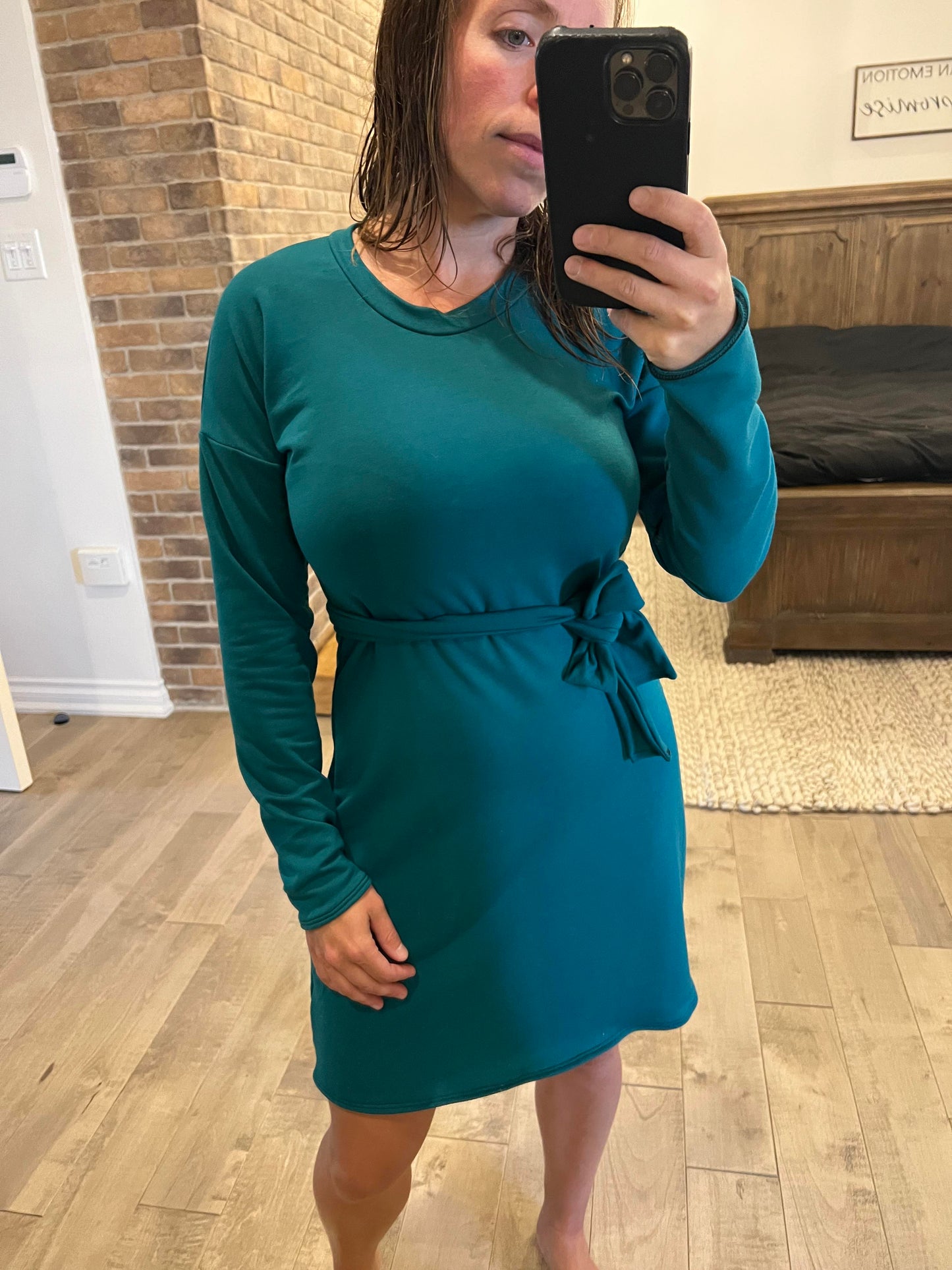 Robe vert sarcelle