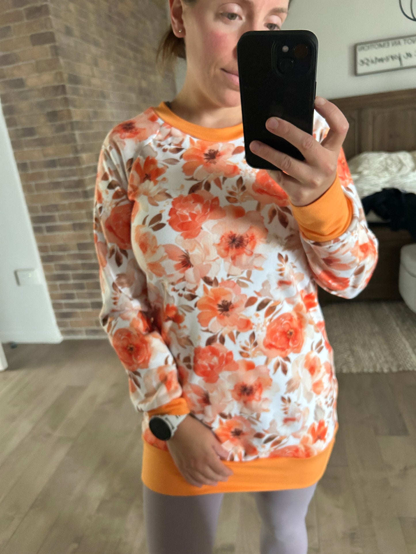 tunique squish orangé