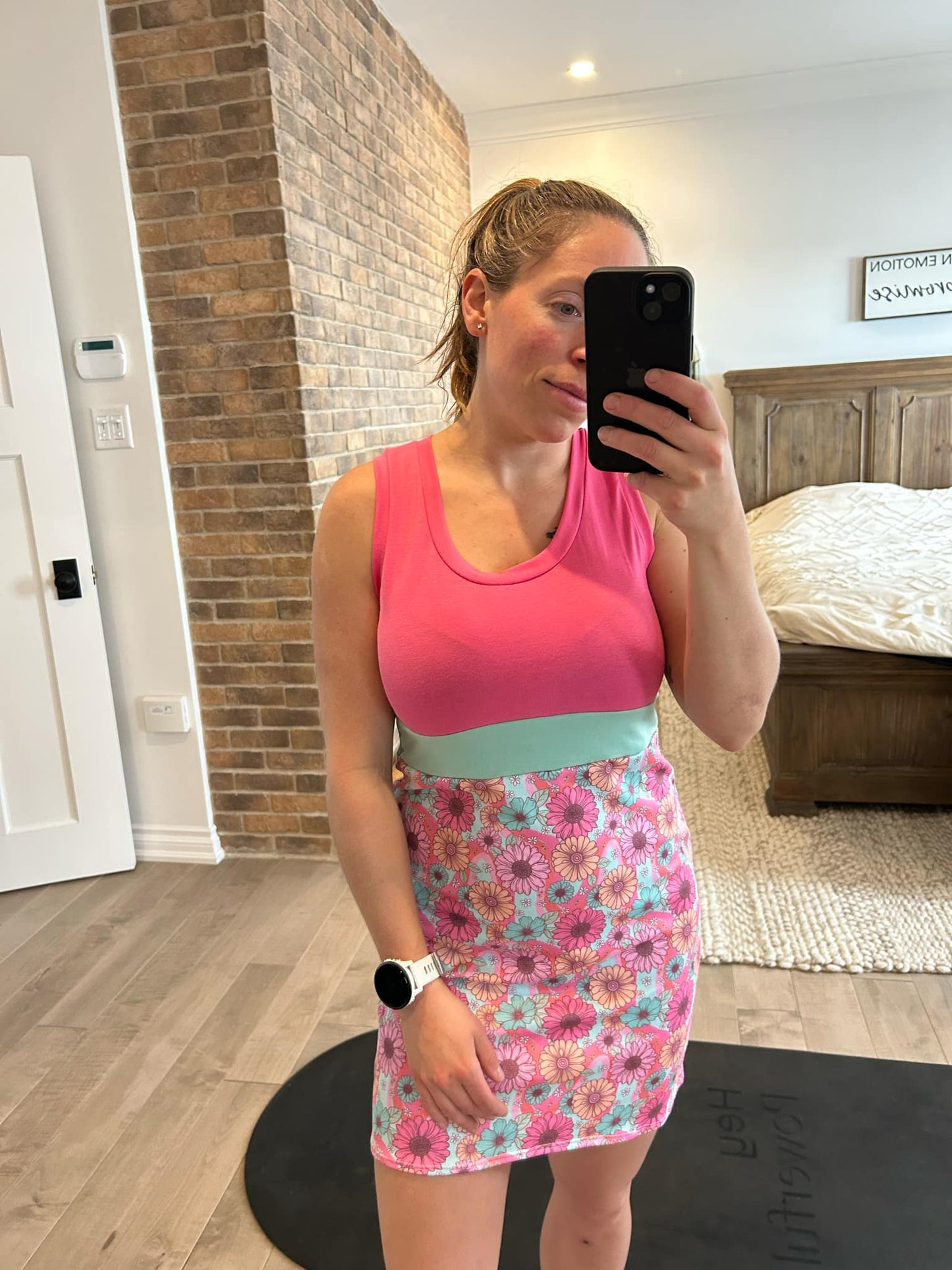 camisole robe rétro