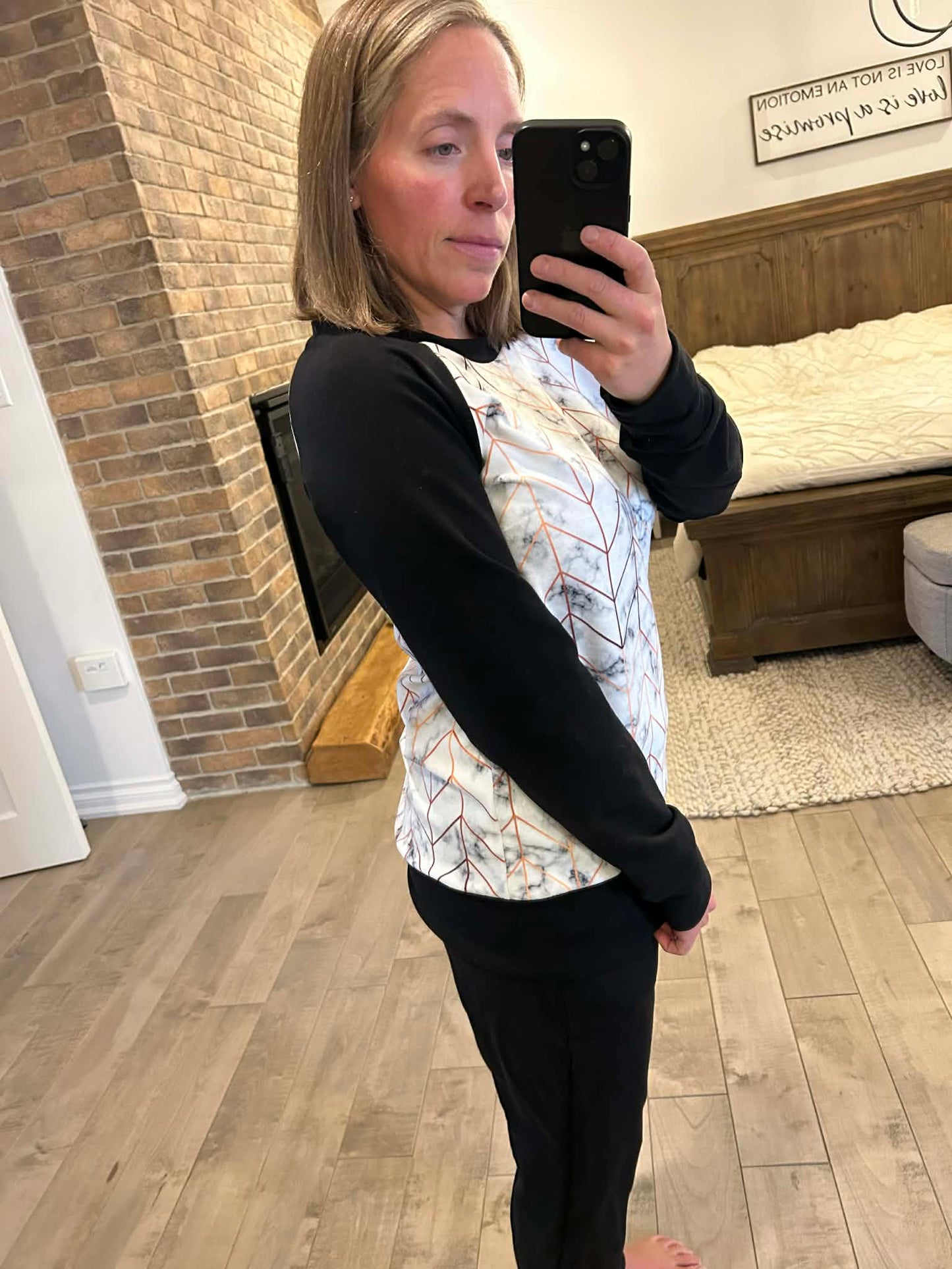 Tunique velour doré et noir