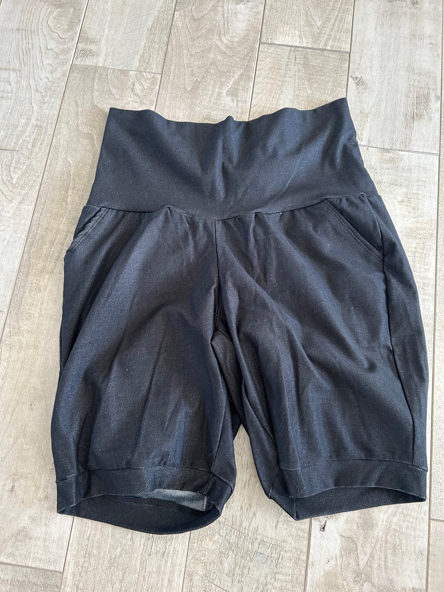 short longue jeans noir medium