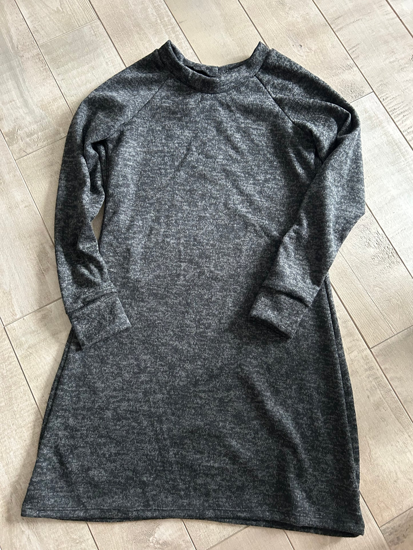 xs ajusté robe tricot noir