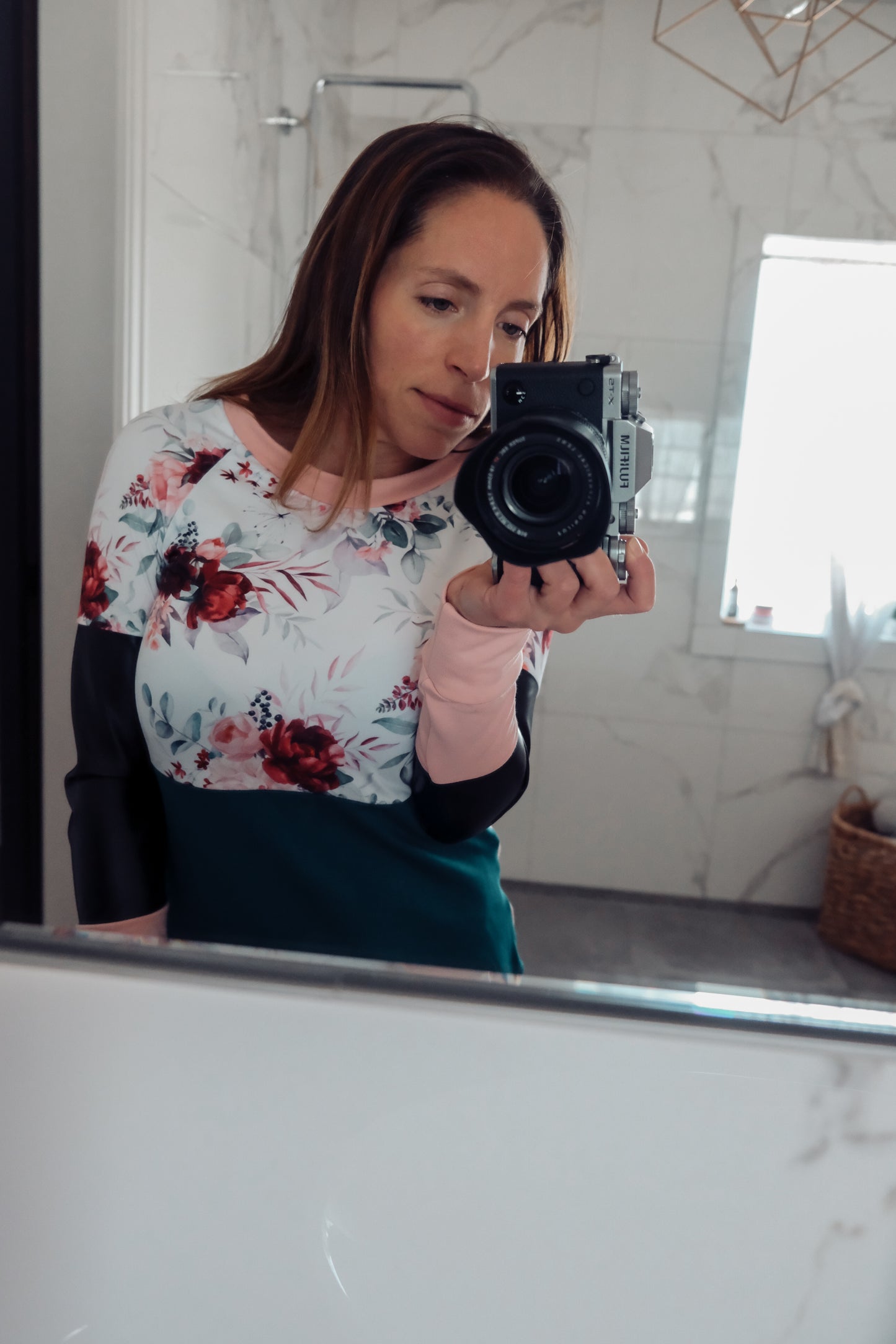 robe fleuri/sarcelle/rose