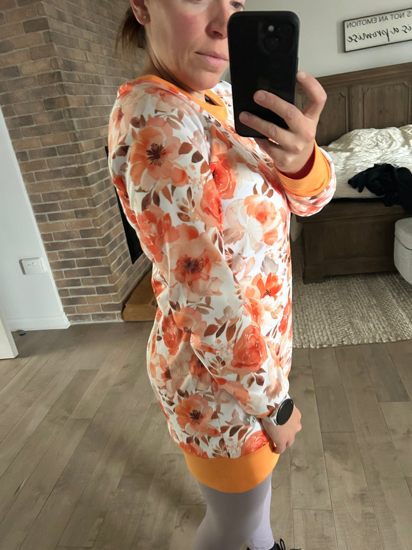 tunique squish orangé