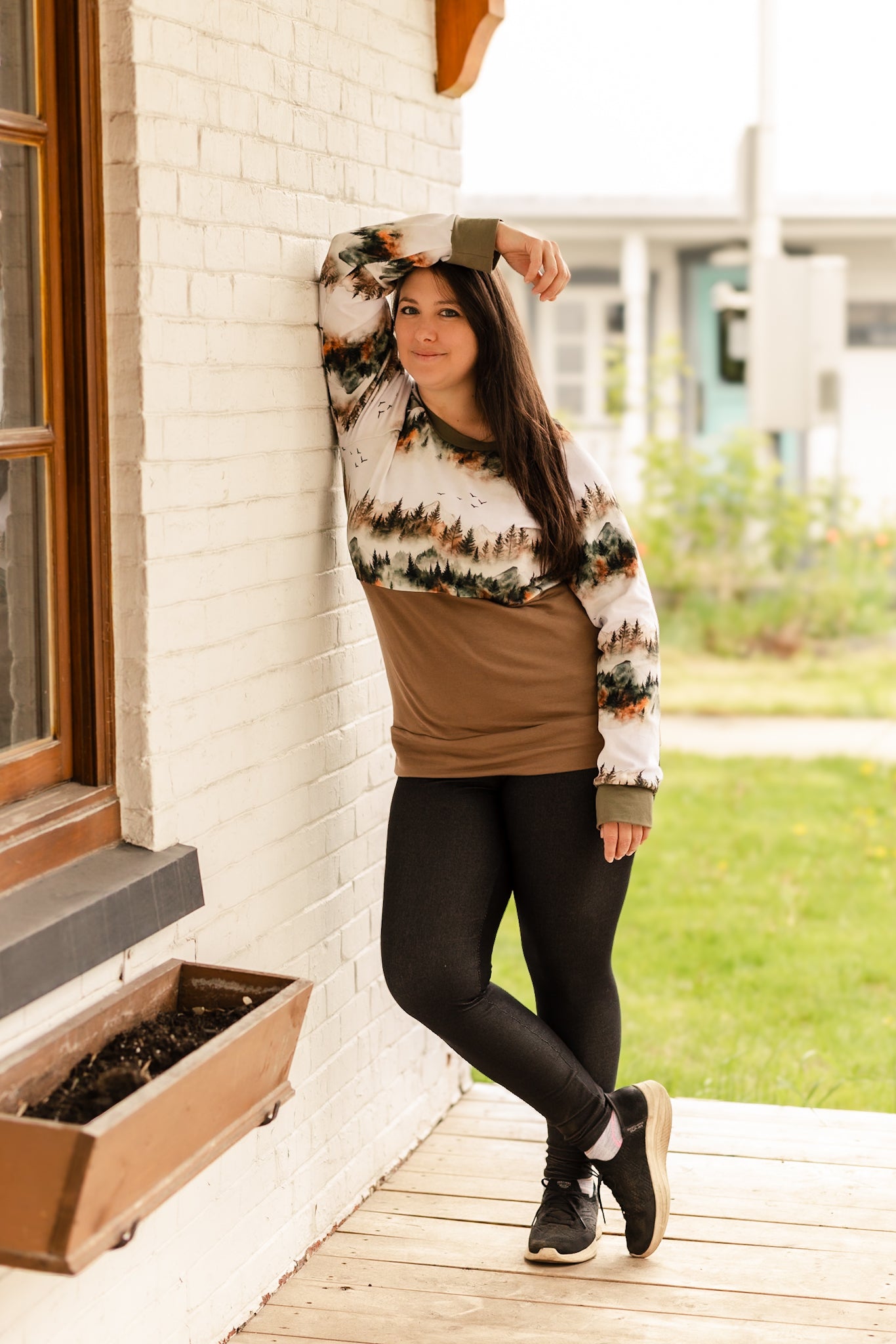 Chandail Cozy femme camping
