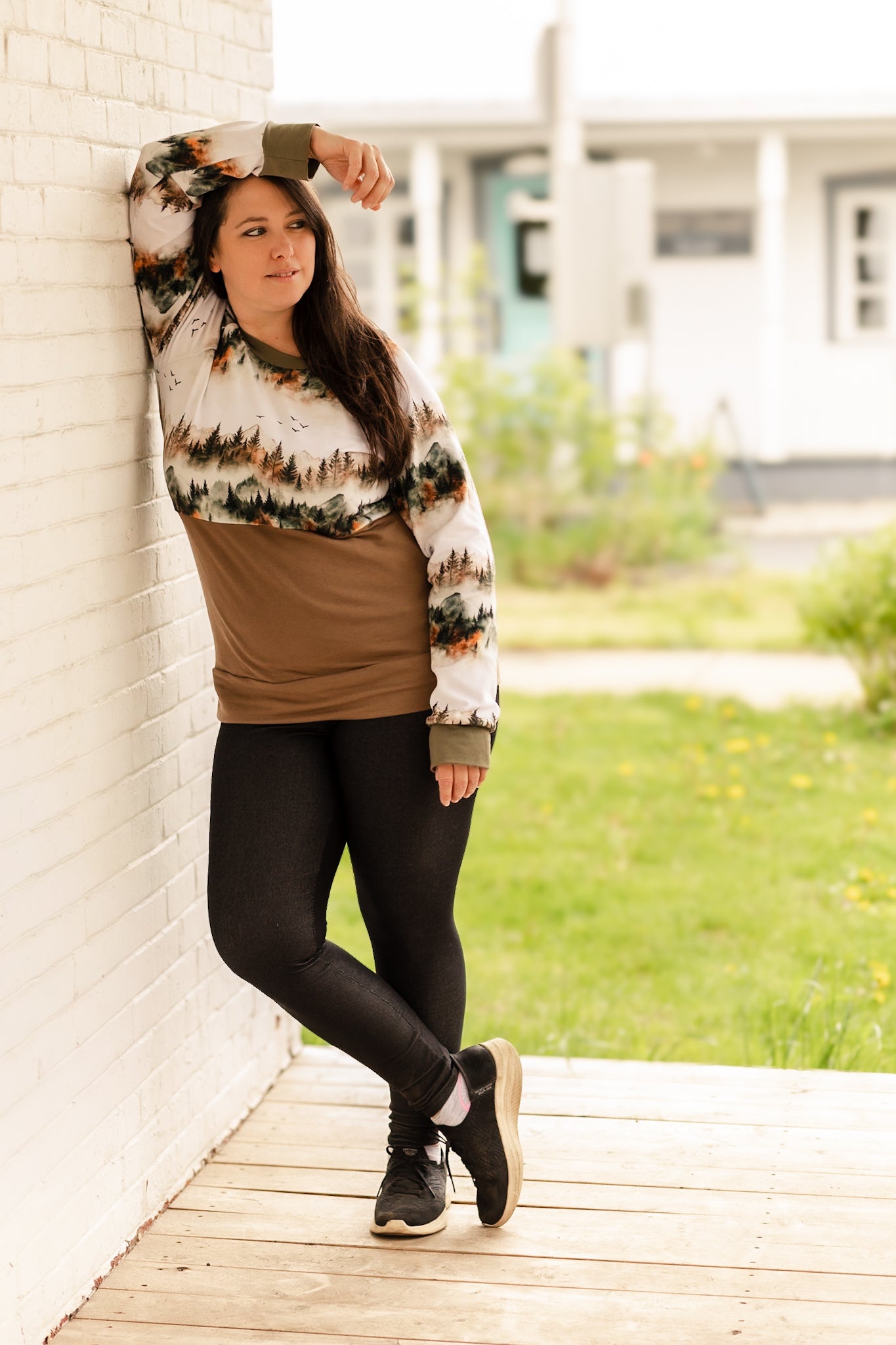 Chandail Cozy femme camping