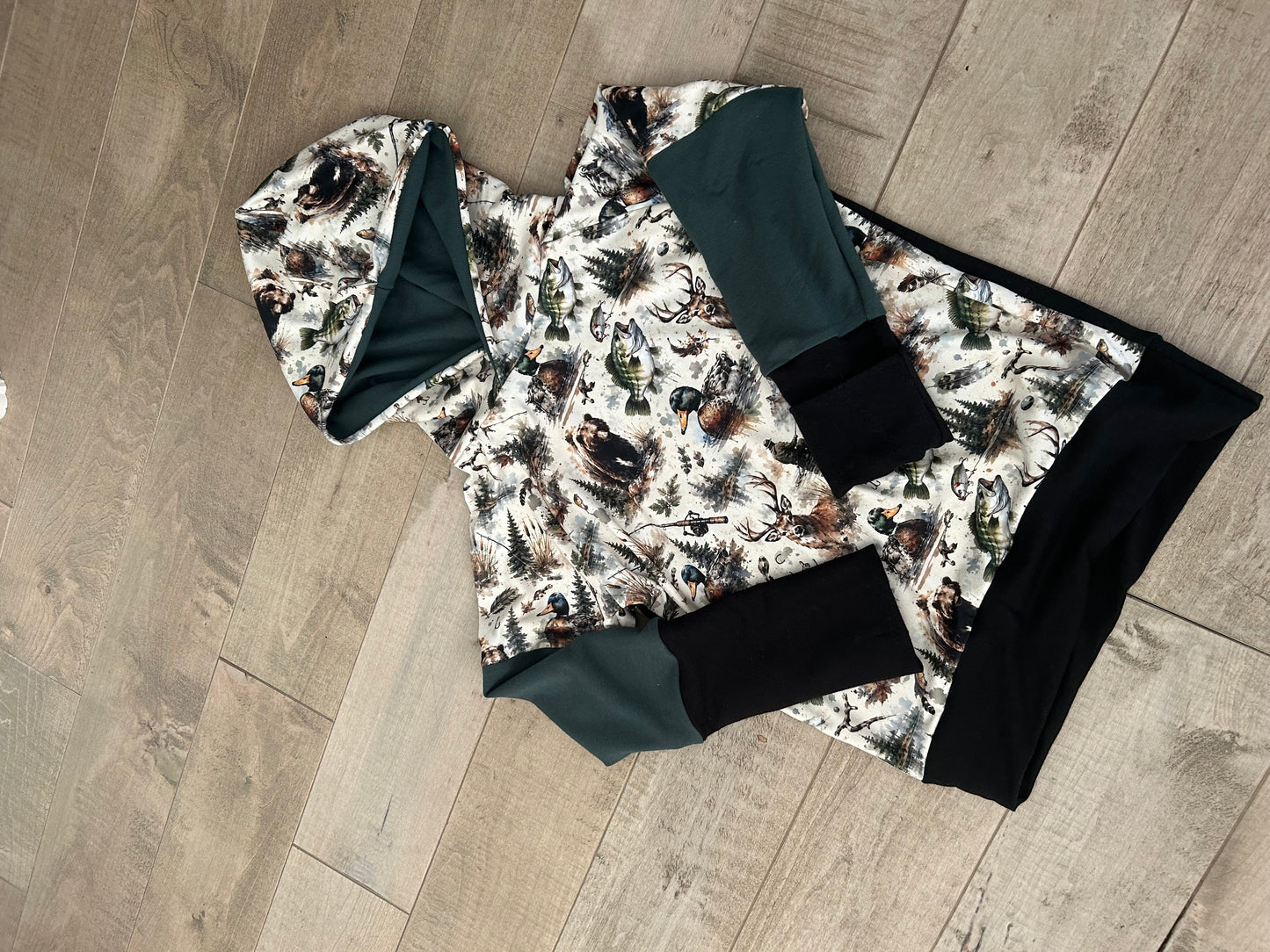 Hoodie enfant chasse/peche
