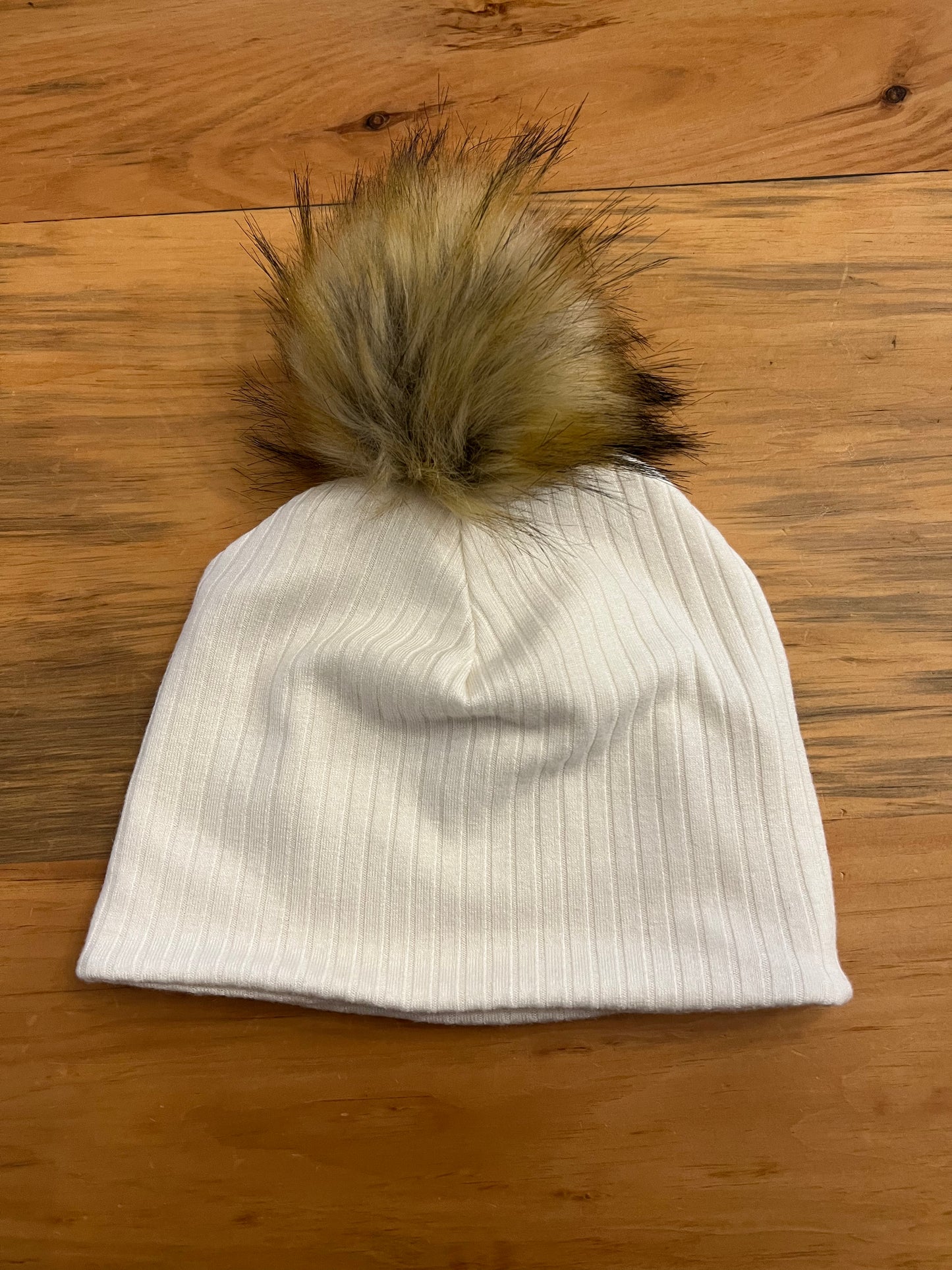 tuque femme blanche doublé french terry