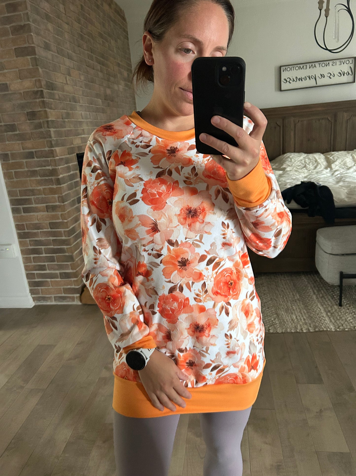 tunique squish orangé