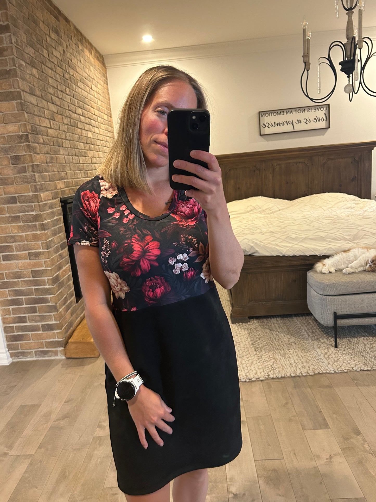 Robe PAP bas en suédine