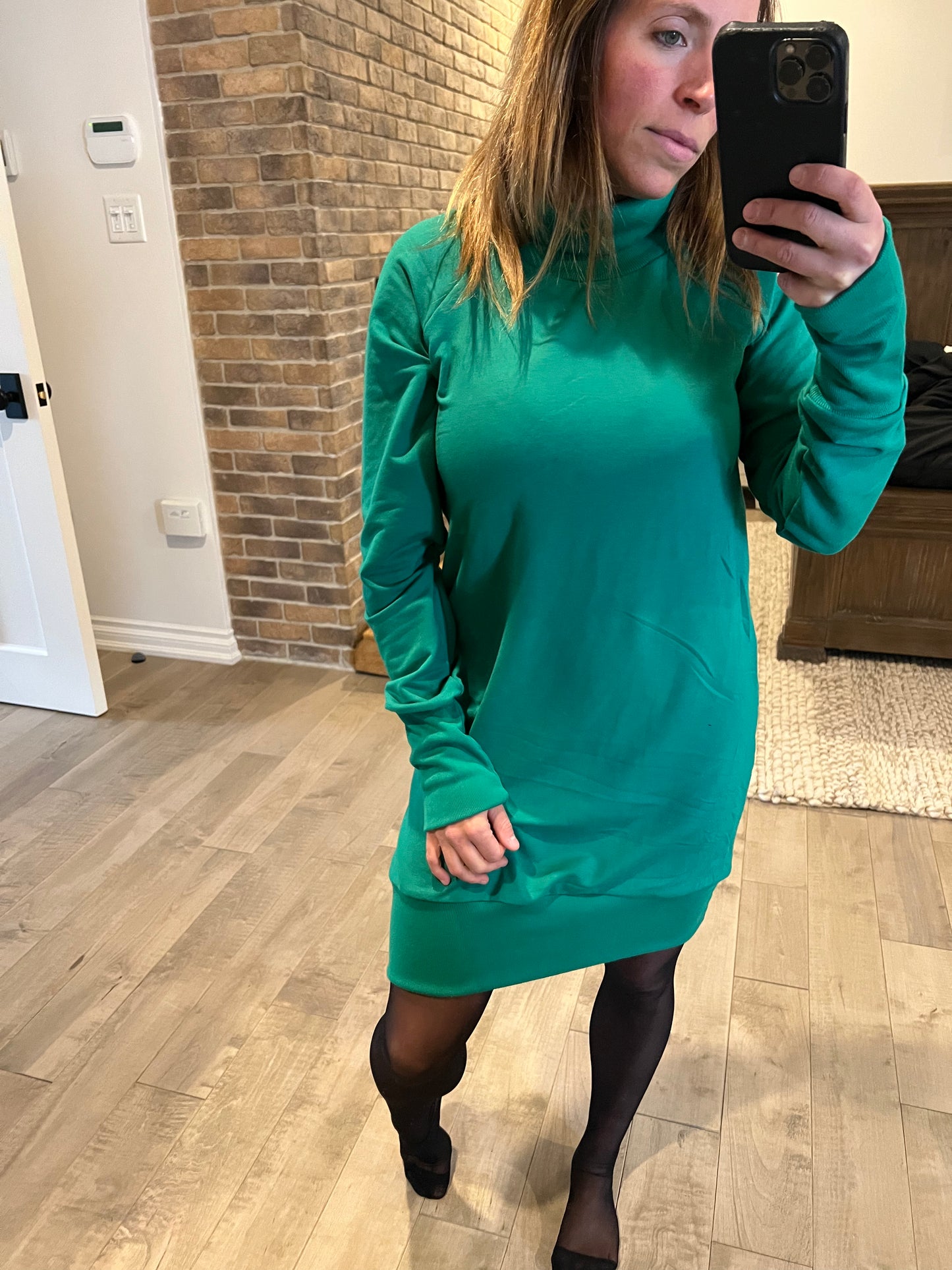 robe holly green avec rib