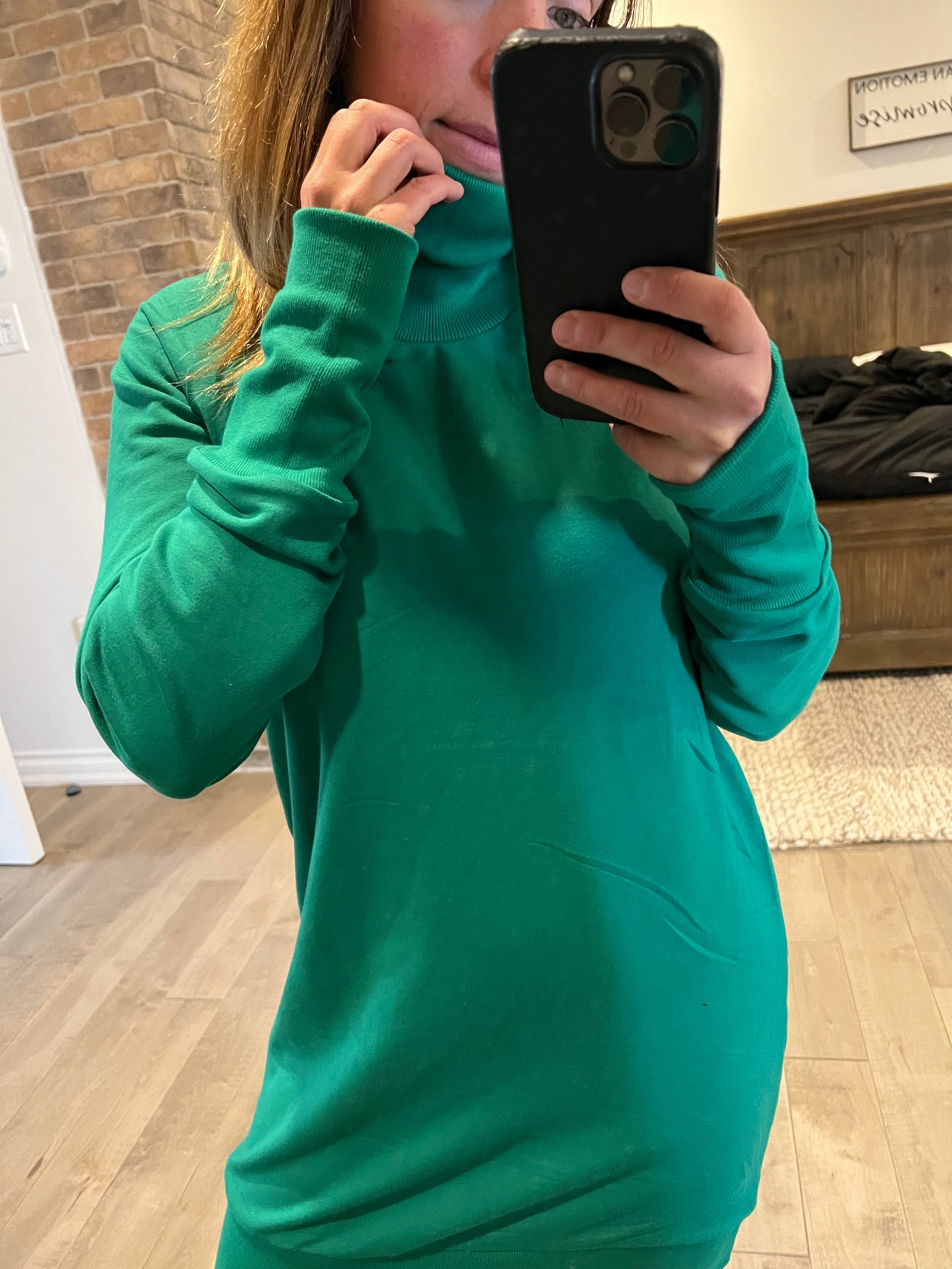 robe holly green avec rib