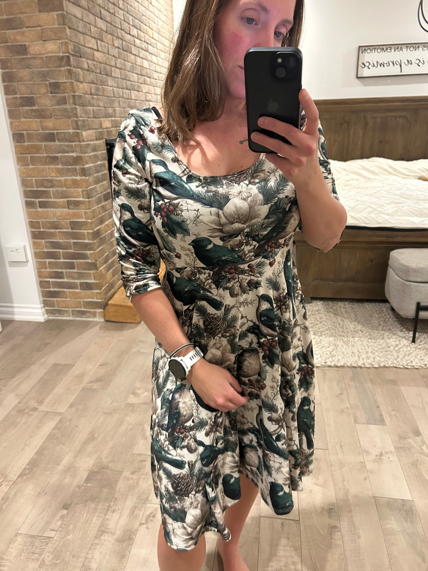 robe longue haut carré vintage