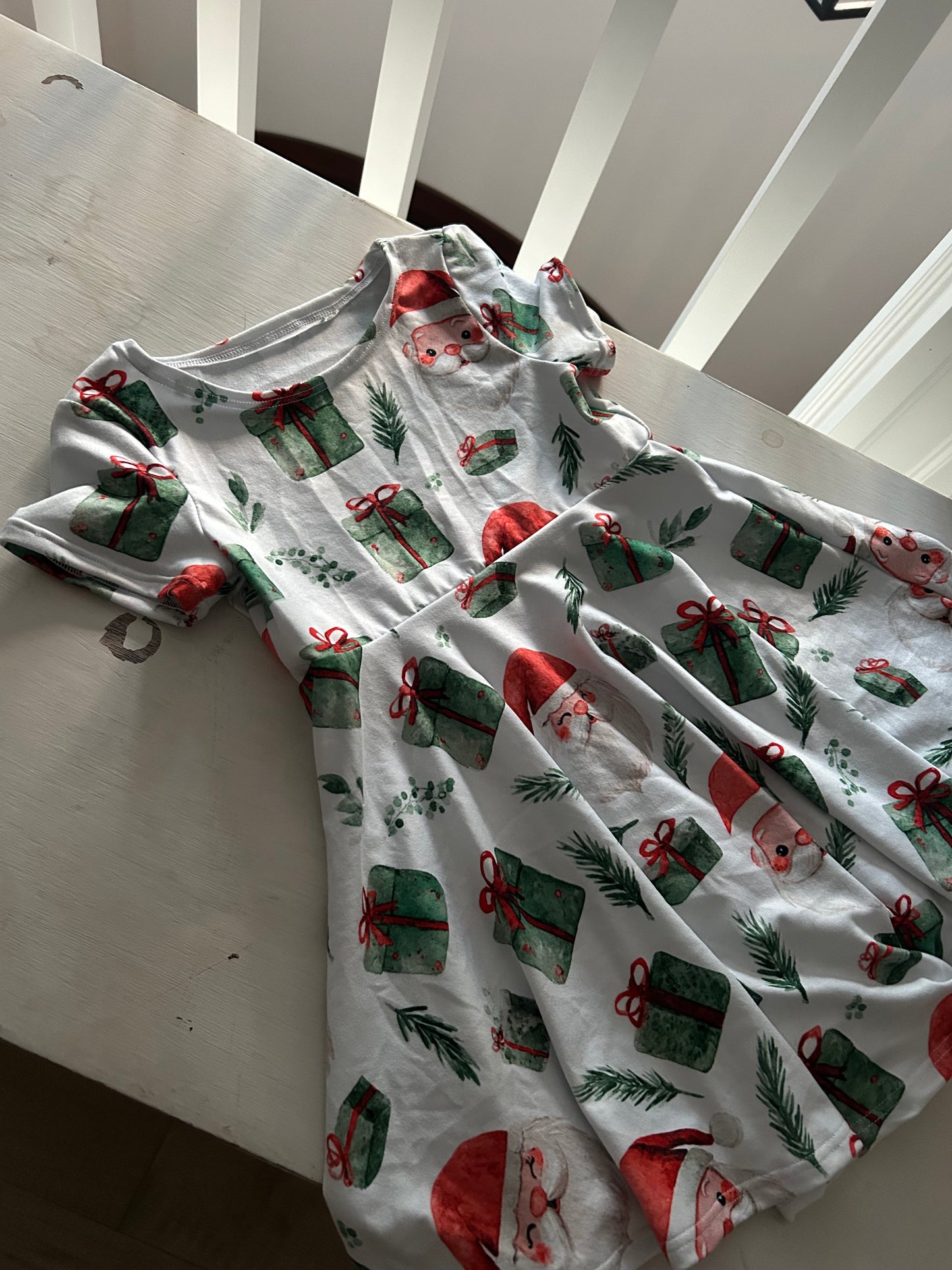 Robe qui tourne père noël PRÊT À PARTIR