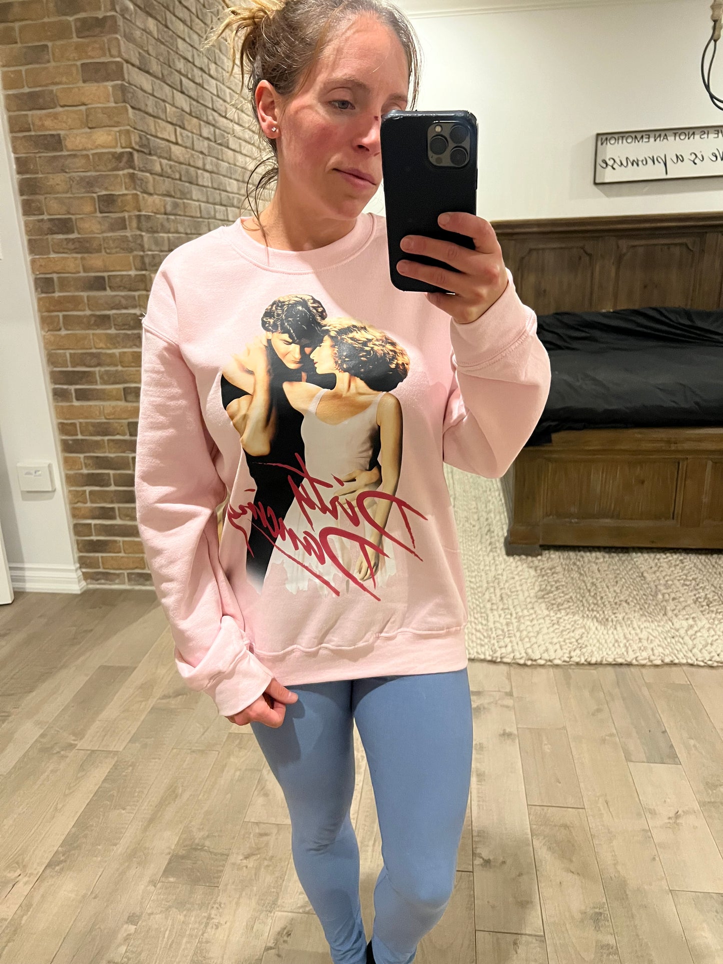 Crewneck rose Gildan Dirty dancing