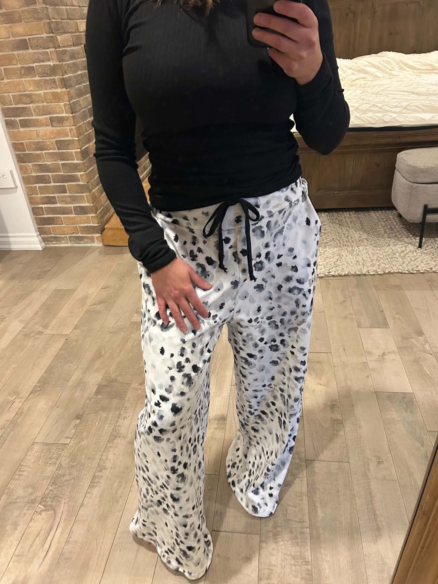 Cozy pants leopard VELOURS