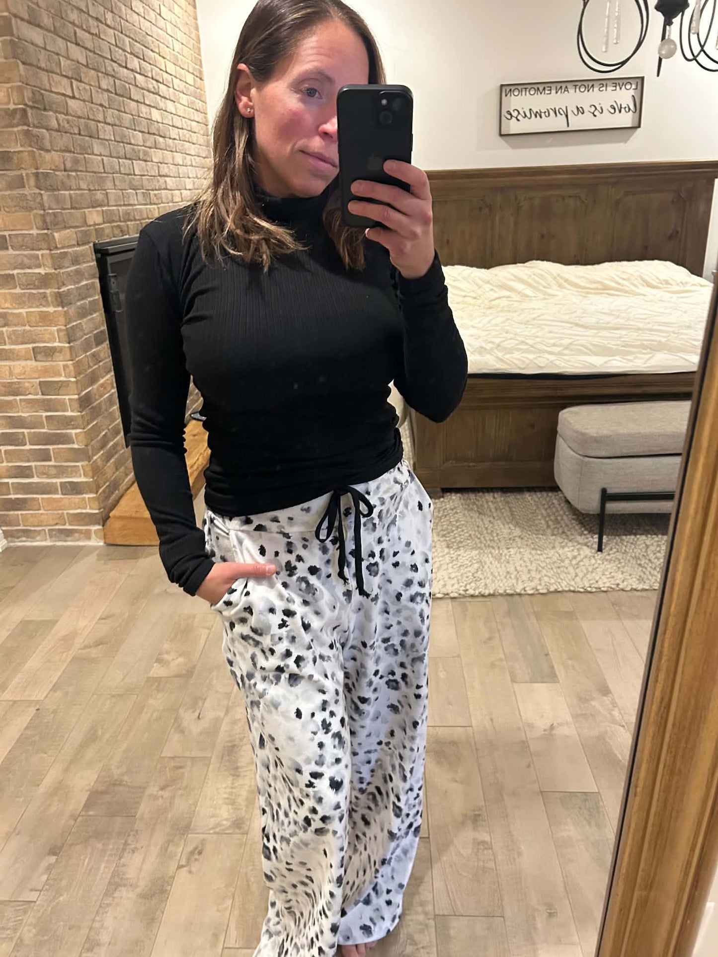 Cozy pants leopard VELOURS