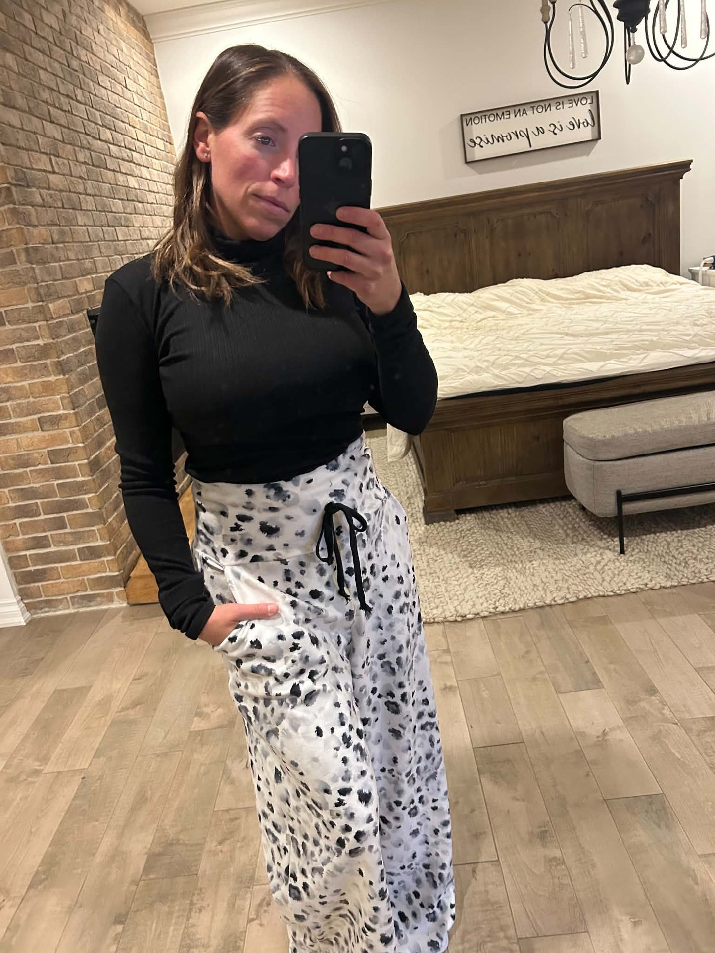 Cozy pants leopard VELOURS