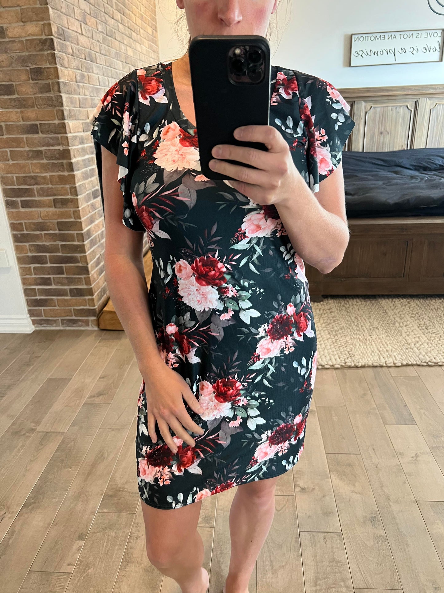 camisole nouveau fleuri manche froufrou - Maman louve création